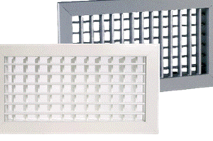 Grille double déflexion